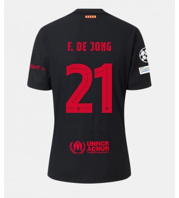 Barcelona Frenkie de Jong #21 Bortatröja 2024-25 Kortärmad